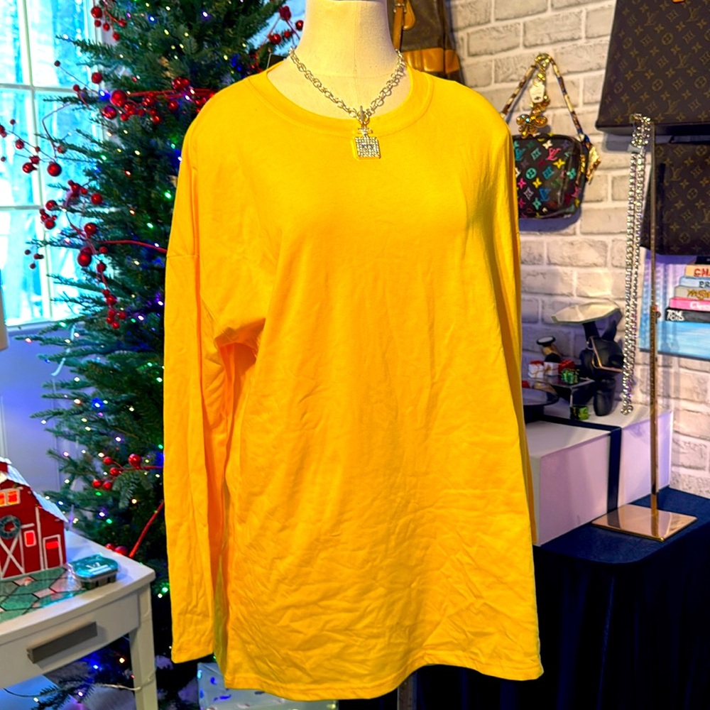 2 for $20 NWT Women Tshirt Tunic yellow